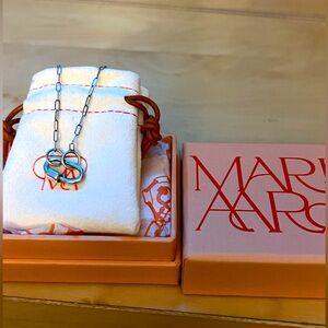 Marla Aaron 20 inch Sterling Chain and Sterling Baby Lock